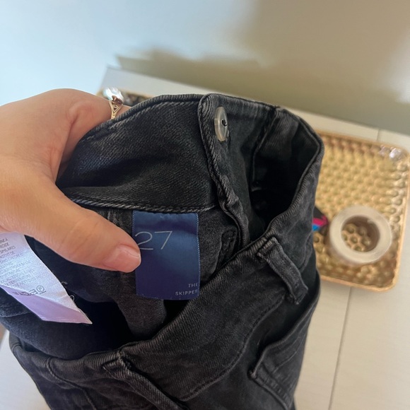 Anthropologie The Skipper Wide Leg Black Pants size 27 - Picture 8 of 8